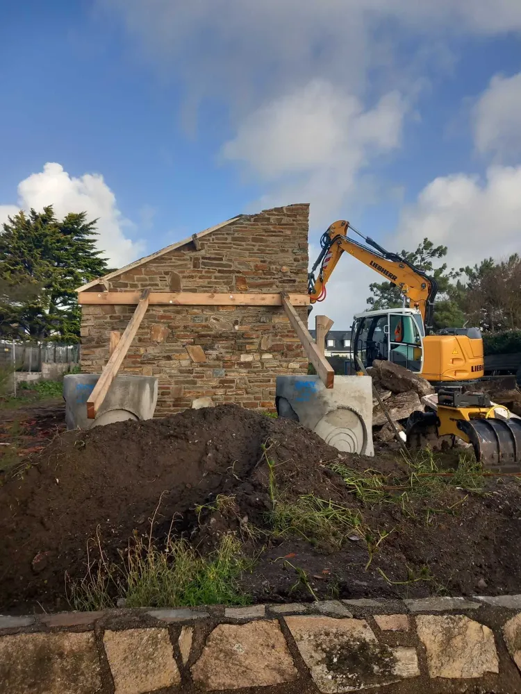 démolition à Guérande